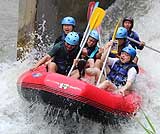 トラガワジャ川ラフティング