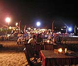 シーフードがとっても美味しいジンバランビーチのレストラン